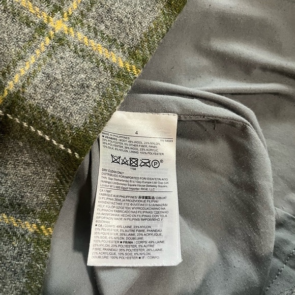 Banana Republic SZ 4 Gray Women Wool Blend! - Picture 10 of 16